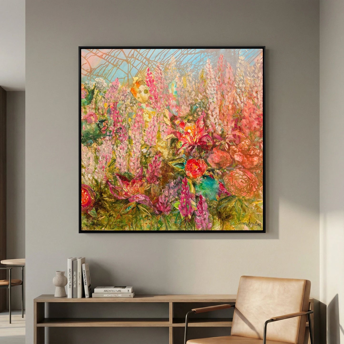 Happiness – konsttryck på canvas