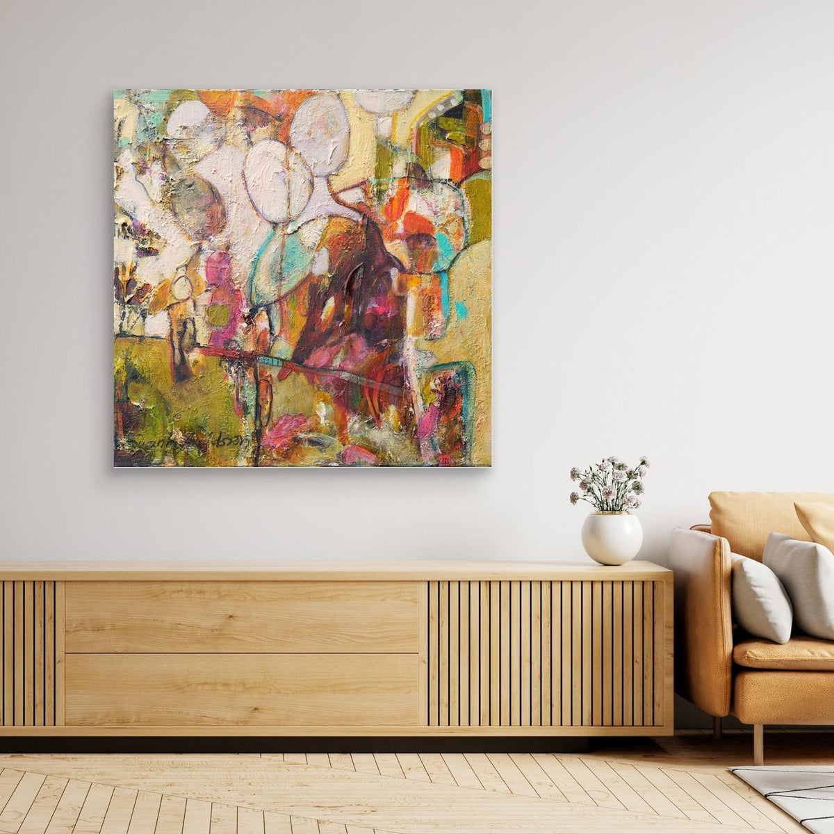 Färgrymd – Tryck på canvas 