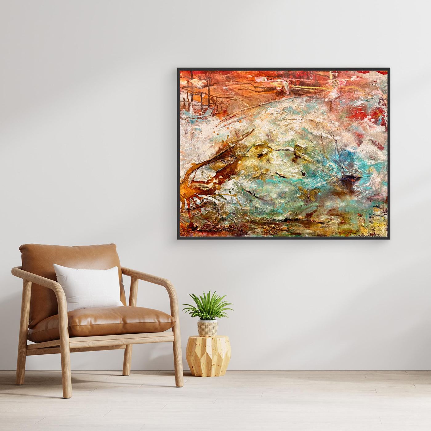 Butterfly- Konsttryck på canvas 