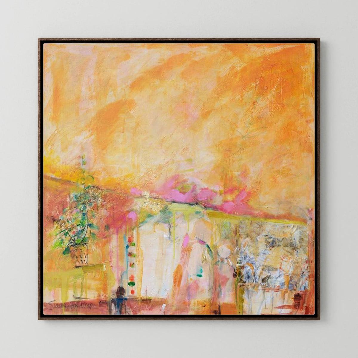 My Orange World - Tryck på Canvas