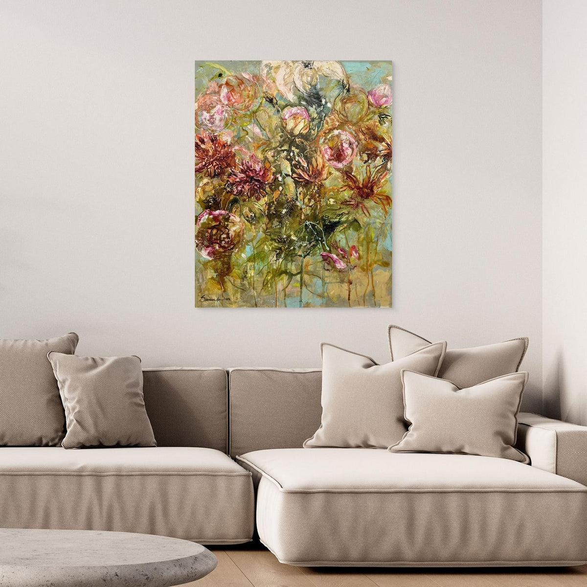 Färgglad blomstertavla | Flower – Konsttryck 