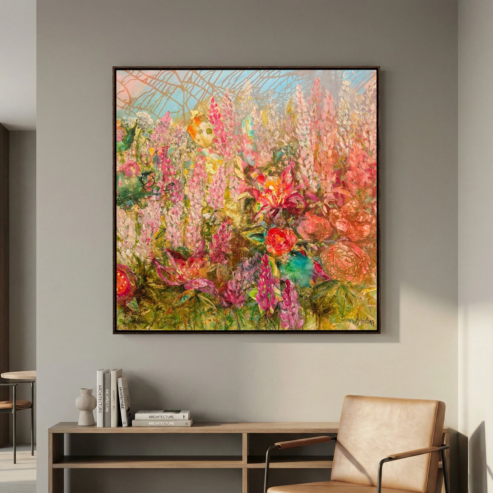 Happiness – konsttryck på canvas