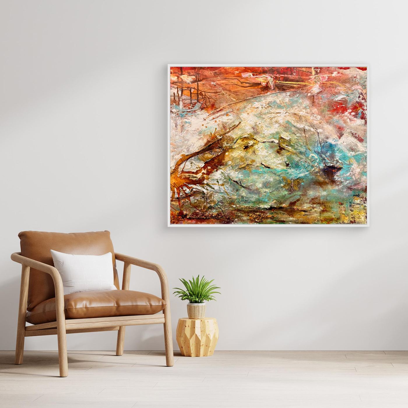 Butterfly- Konsttryck på canvas 