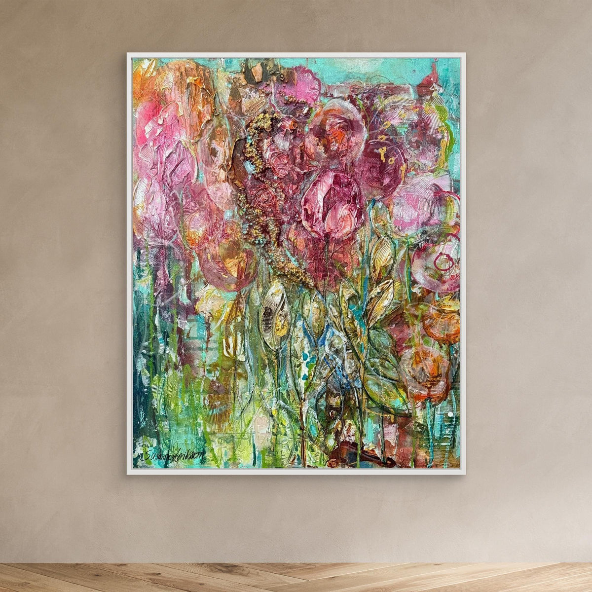 Dream garden - konsttryck på canvas 