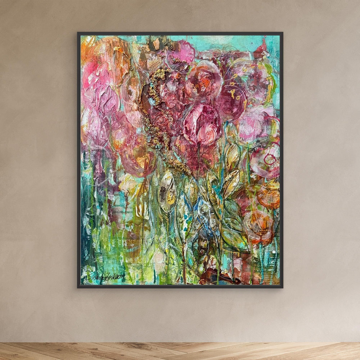 Dream garden - konsttryck på canvas 