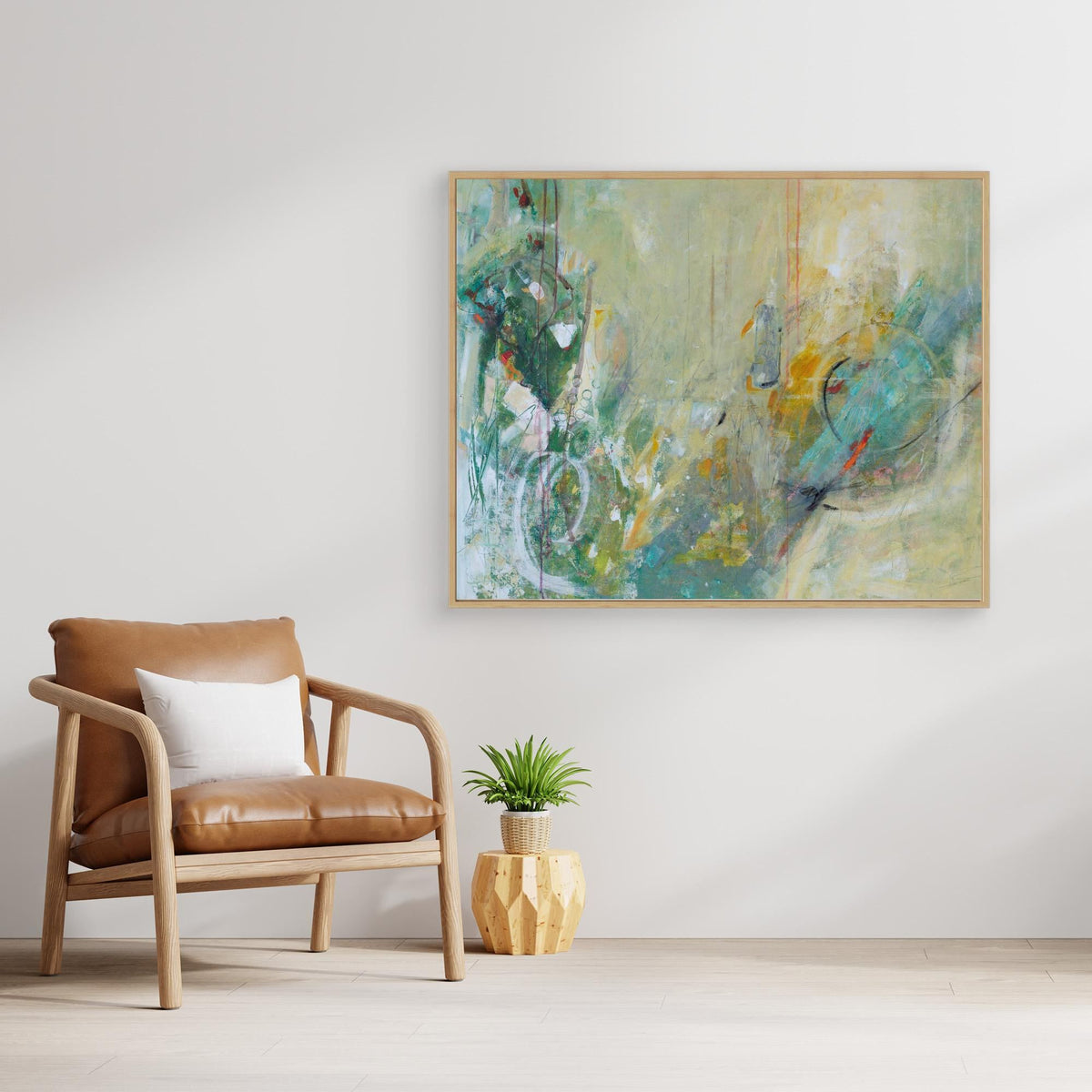 Lonely in a big world - Tryck på Canvas