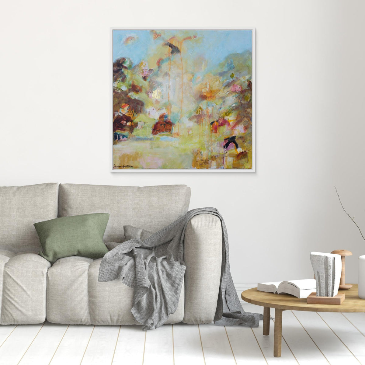 Abstrakt Landskap - Böljande Vyer - Tryck på Canvas