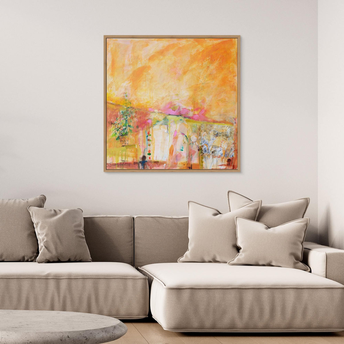 My Orange World - Tryck på Canvas