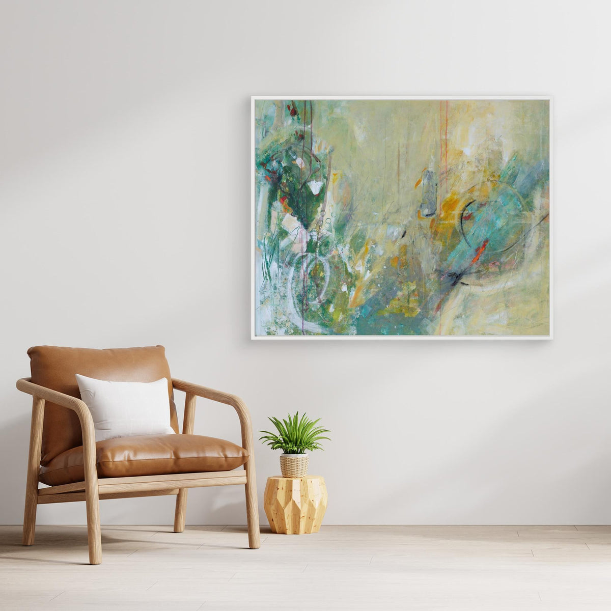 Lonely in a big world - Tryck på Canvas