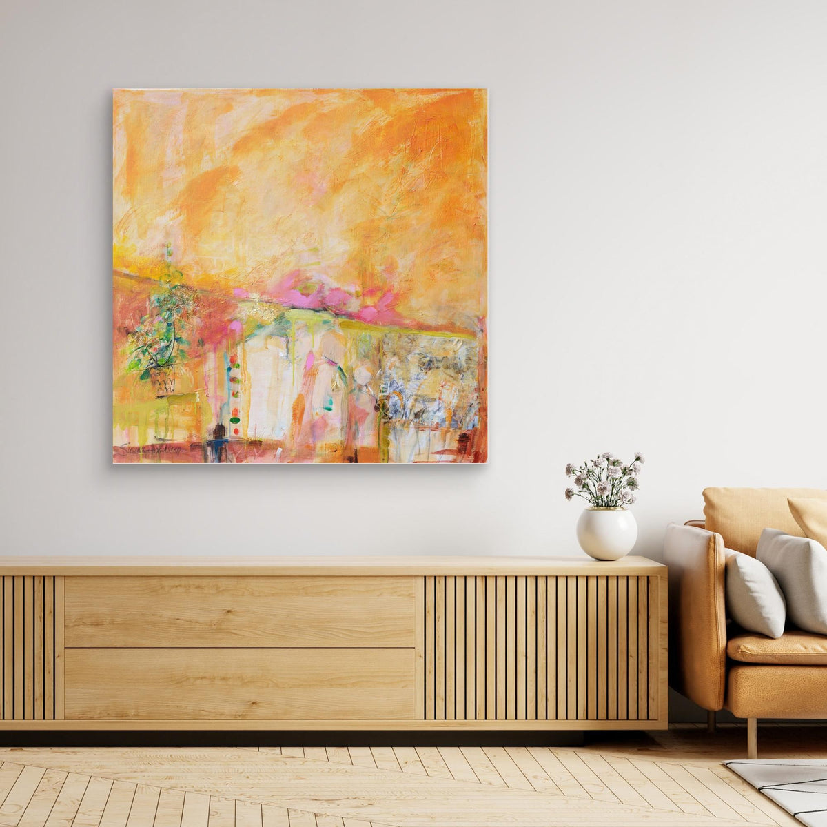 My Orange World - Tryck på Canvas