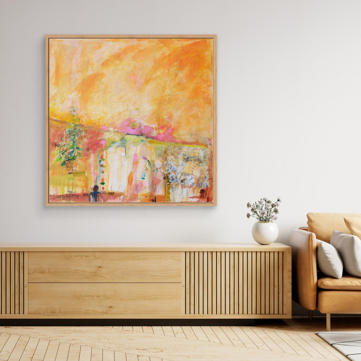 My Orange World - Tryck på Canvas