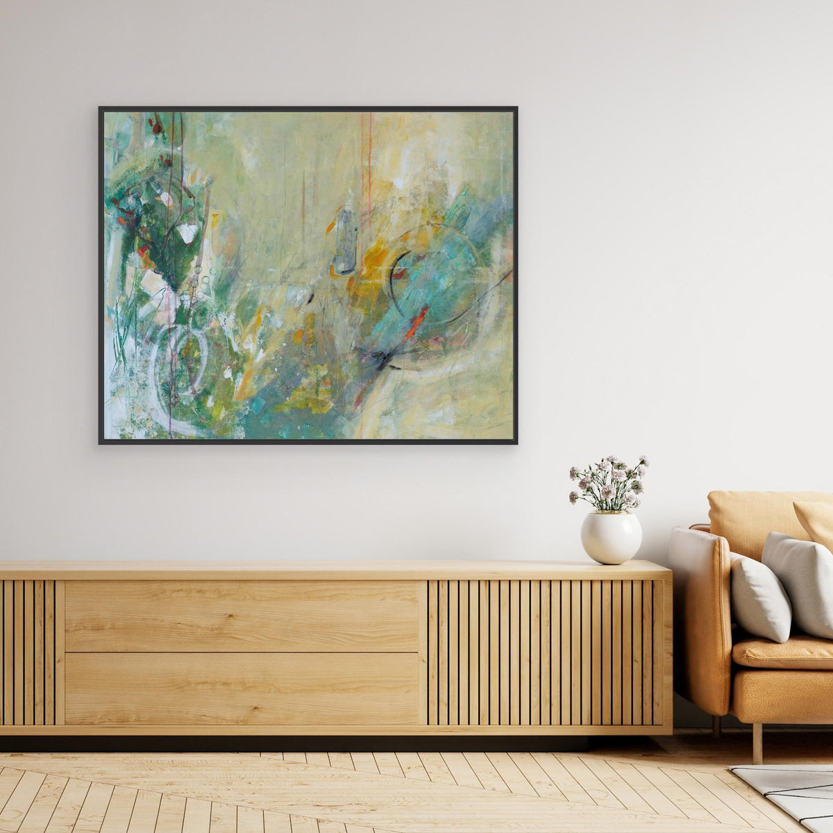Lonely in a big world - Tryck på Canvas