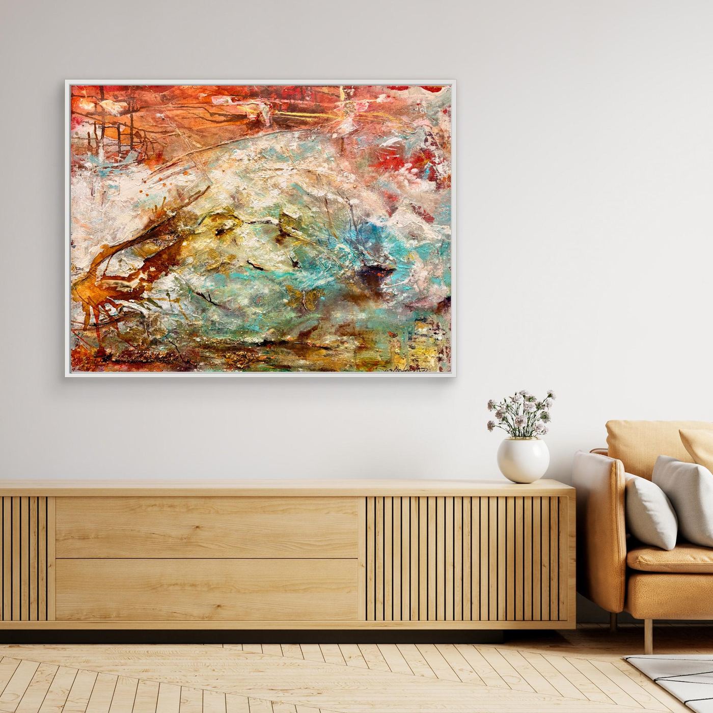 Butterfly- Konsttryck på canvas 