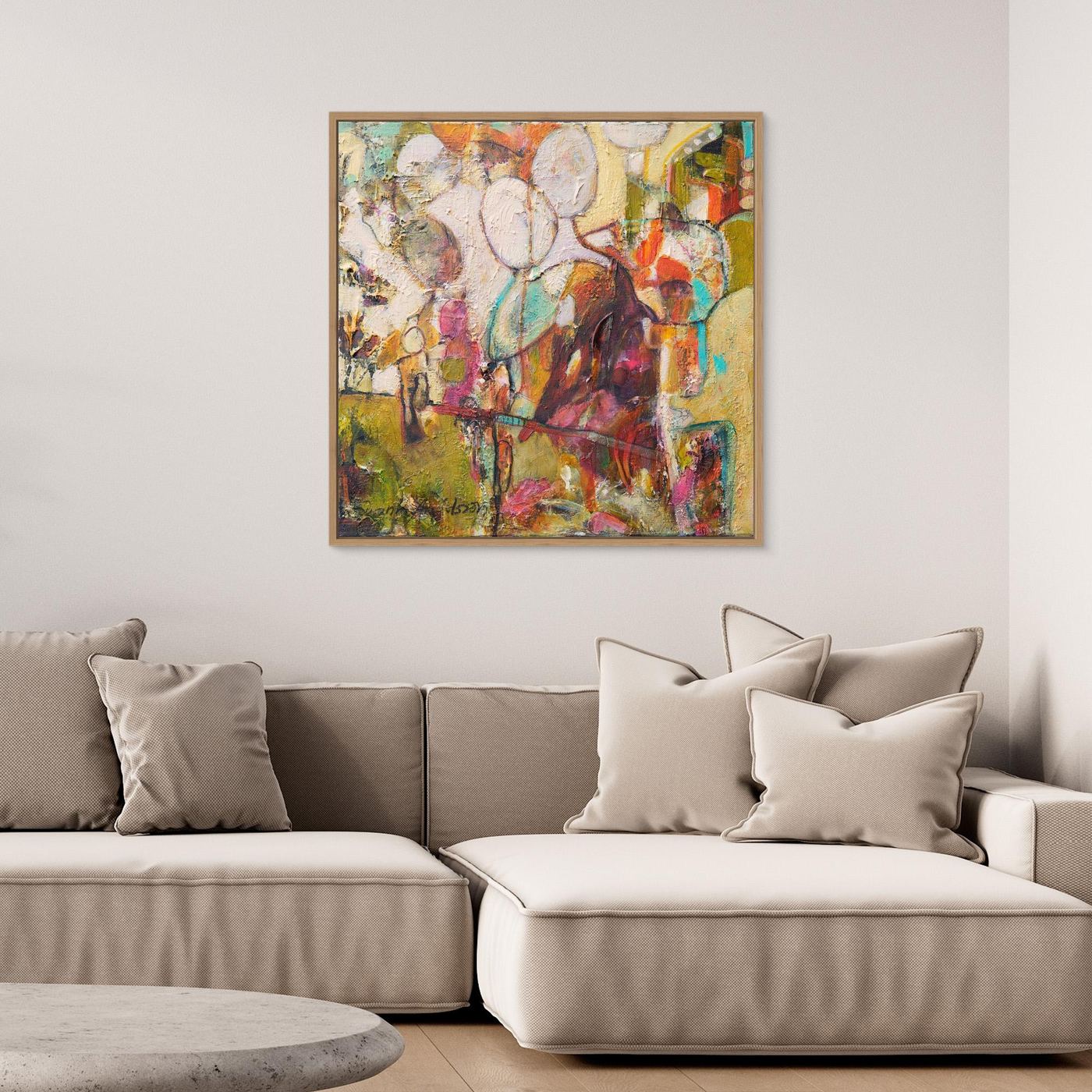 Färgrymd – Tryck på canvas 