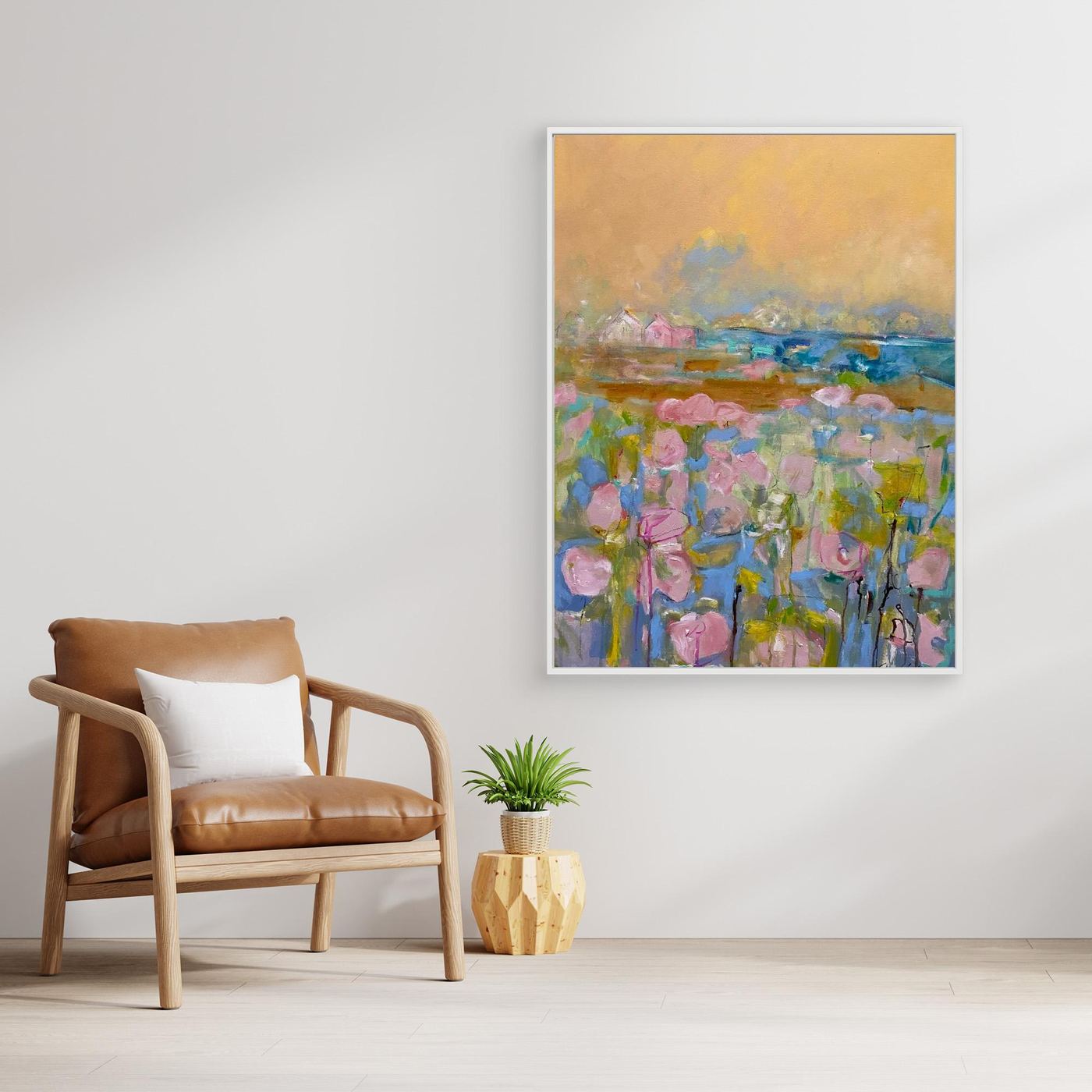 Köpa tavla - Tryck på Canvas - Pink Morning