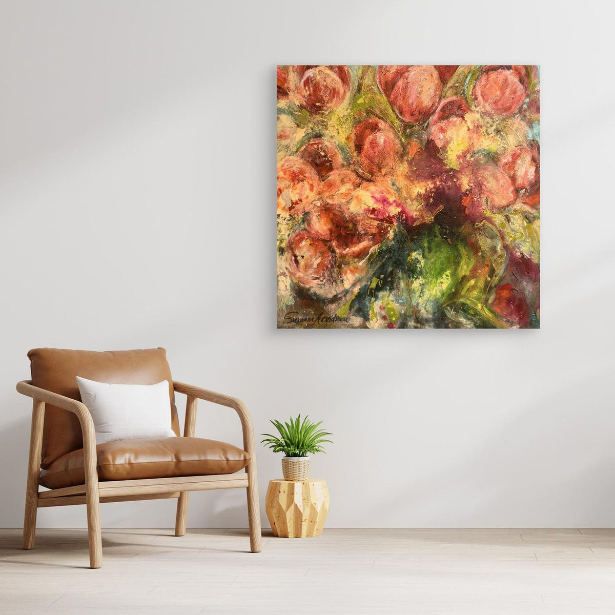 Konsttryck  – När tulpanerna blommar