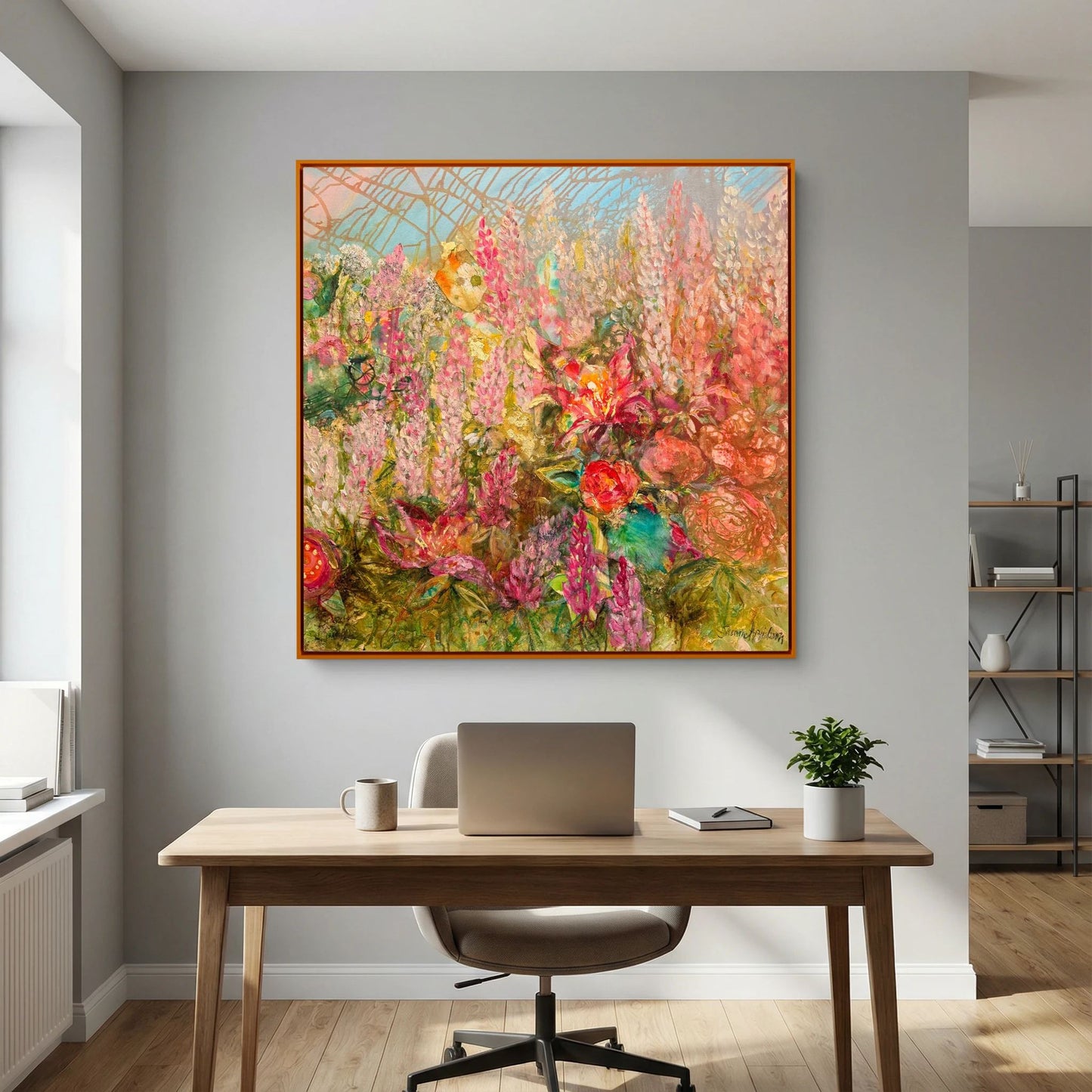 Happiness – konsttryck på canvas