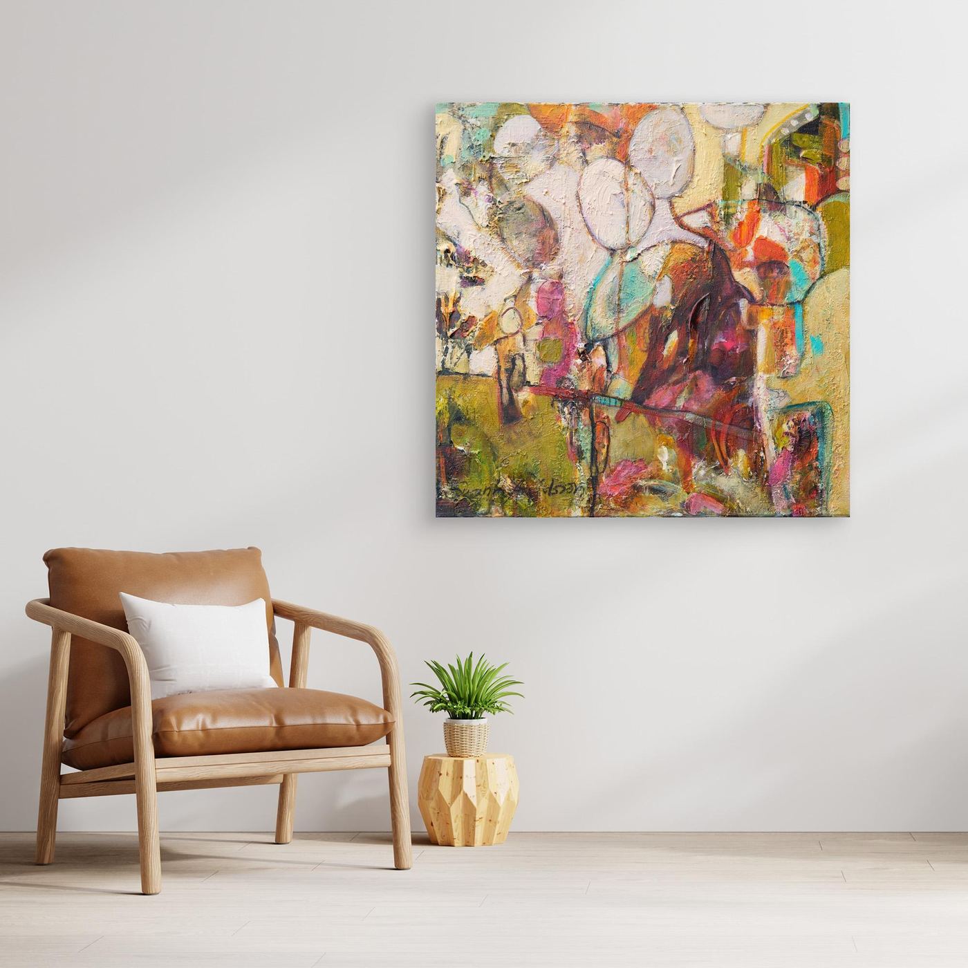 Färgrymd – Tryck på canvas 