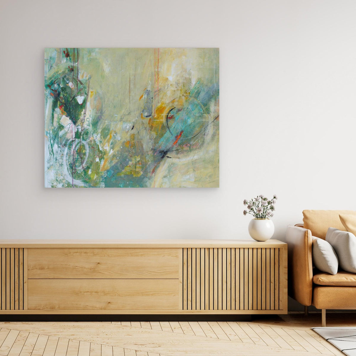 Lonely in a big world - Tryck på Canvas