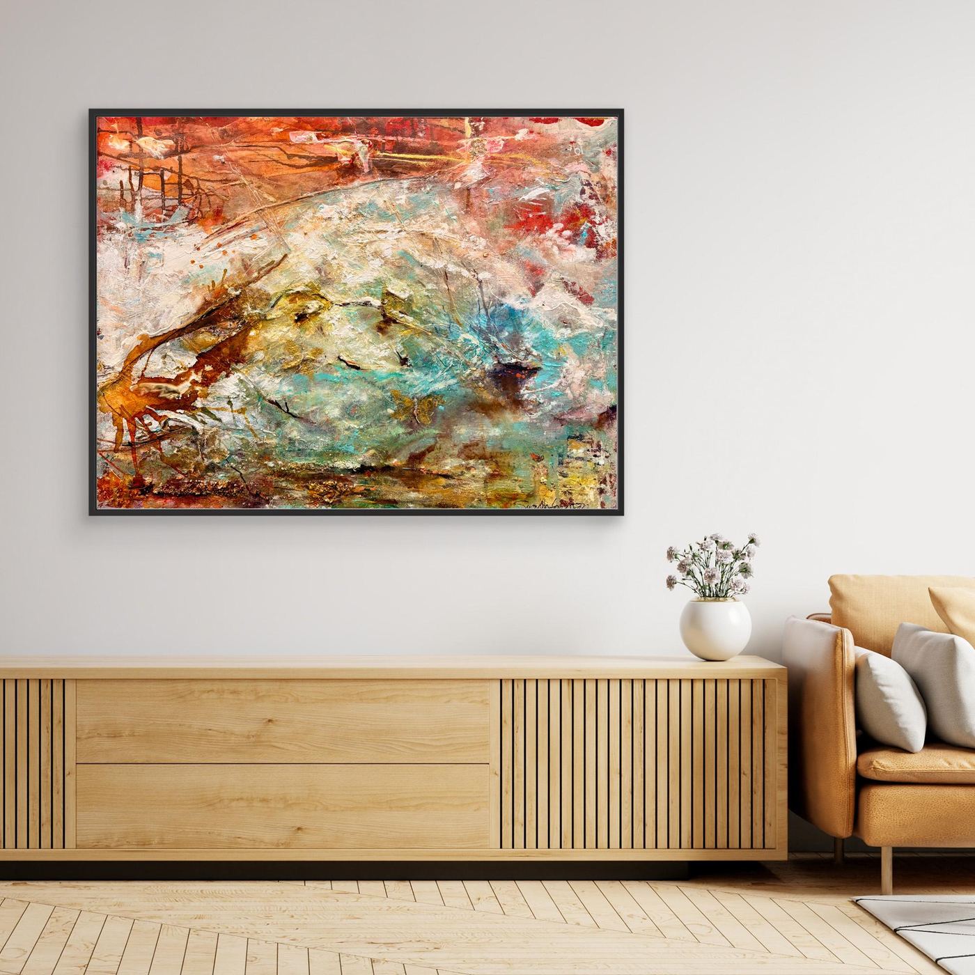 Butterfly- Konsttryck på canvas 