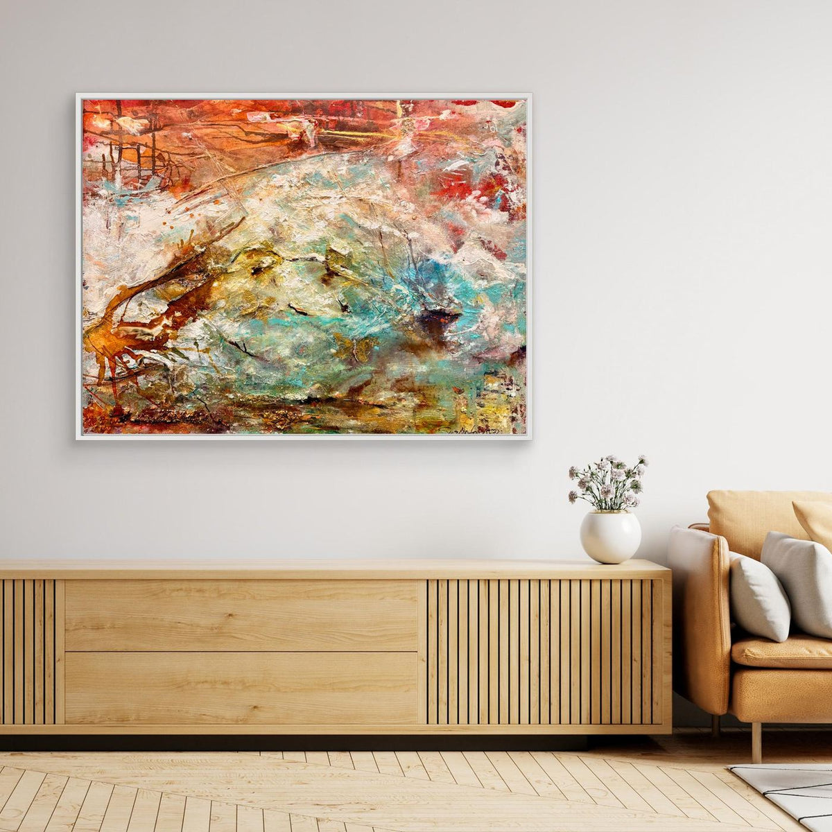 Butterfly- Konsttryck på canvas 