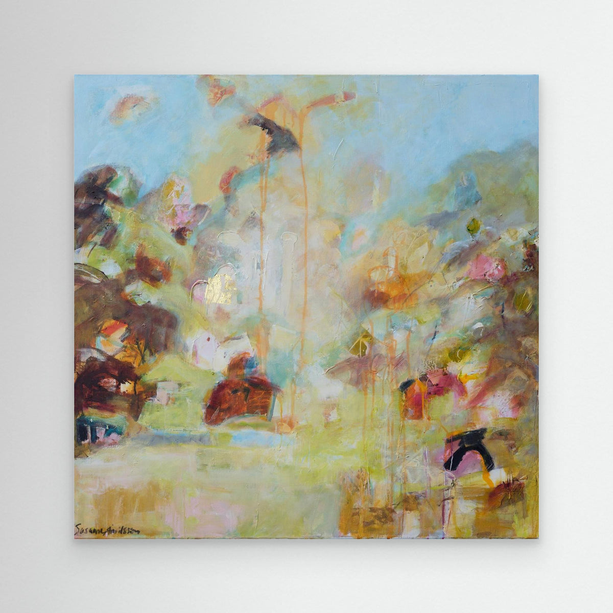 Abstrakt Landskap - Böljande Vyer - Tryck på Canvas
