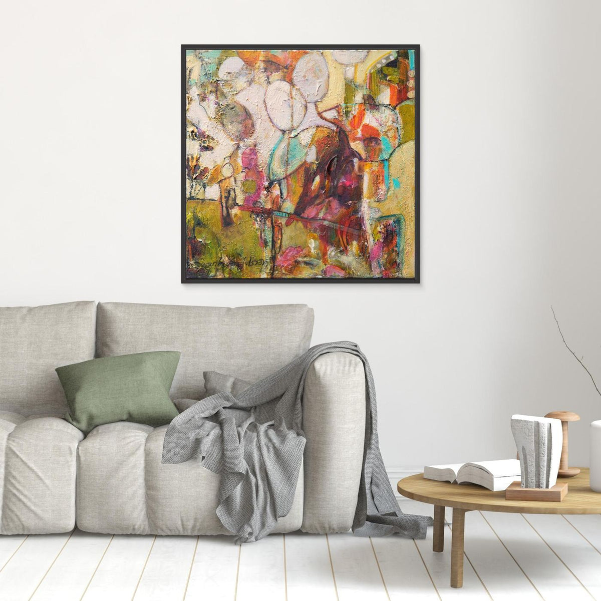 Färgrymd – Tryck på canvas 
