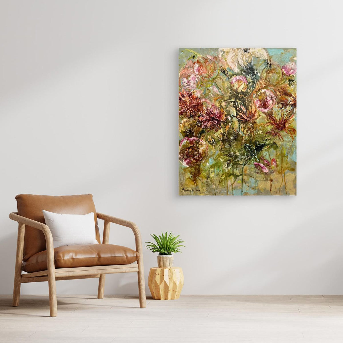  Färgglad blomstertavla | Flower – Konsttryck 
