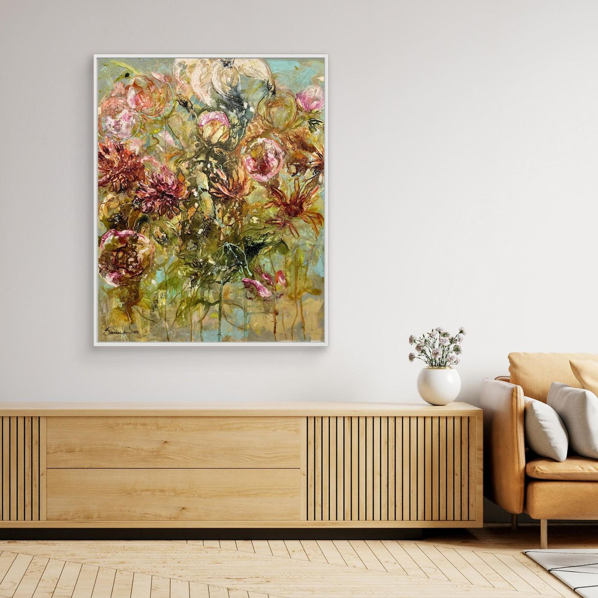  Färgglad blomstertavla | Flower – Konsttryck 