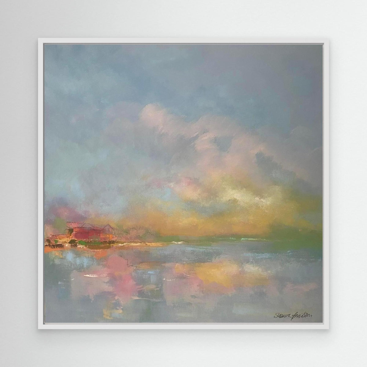 The sky make me happy - Konsttryck på Canvas