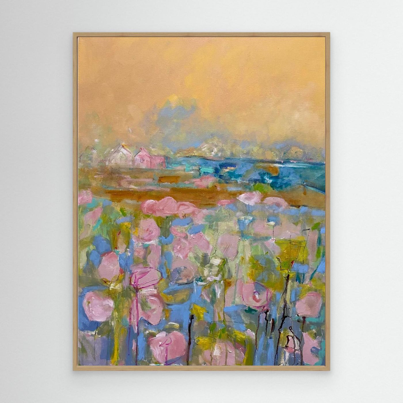 Köpa tavla - Tryck på Canvas - Pink Morning