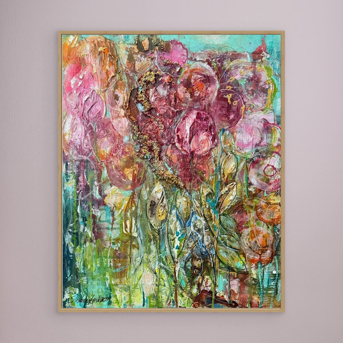 Dream garden - konsttryck på canvas 