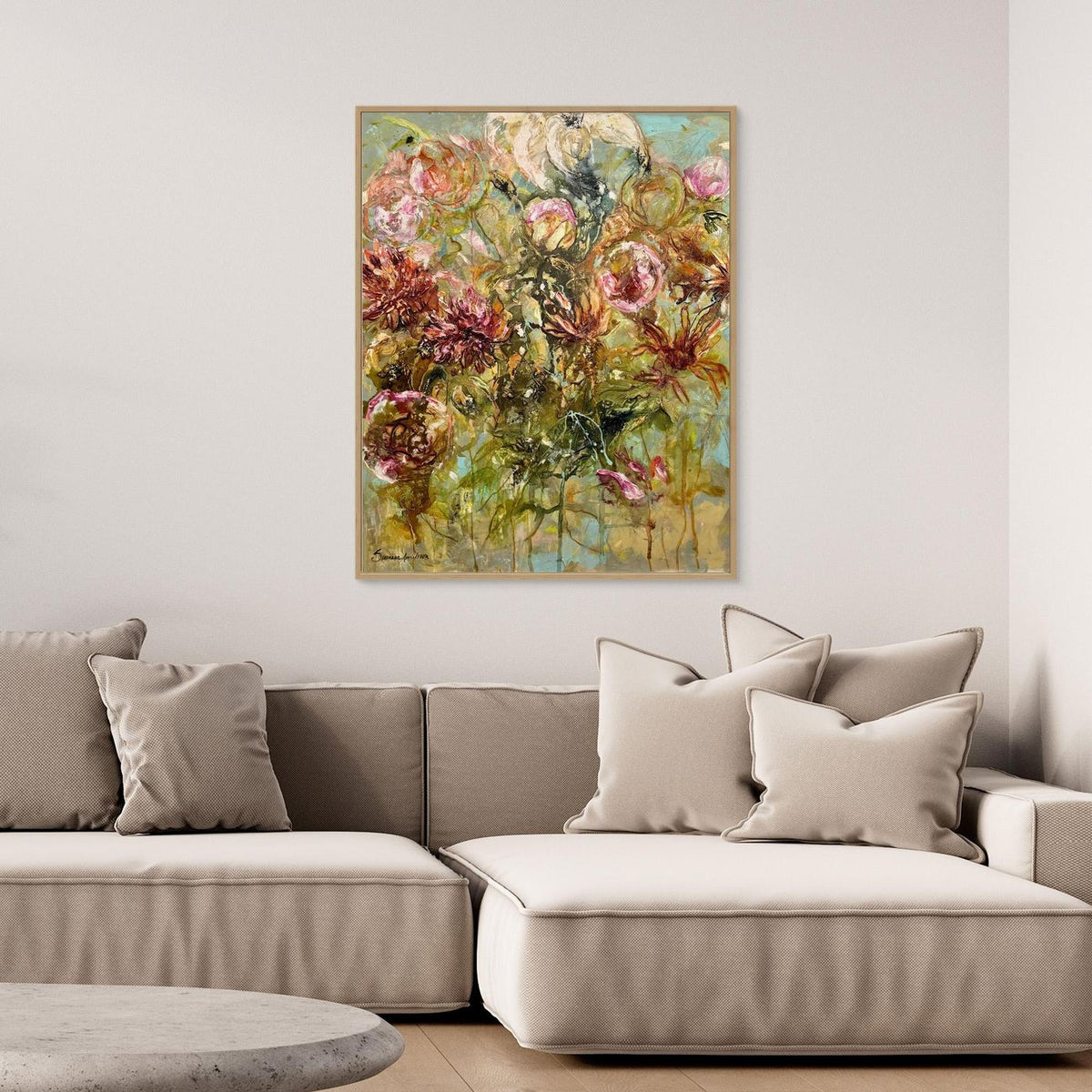  Färgglad blomstertavla | Flower – Konsttryck 