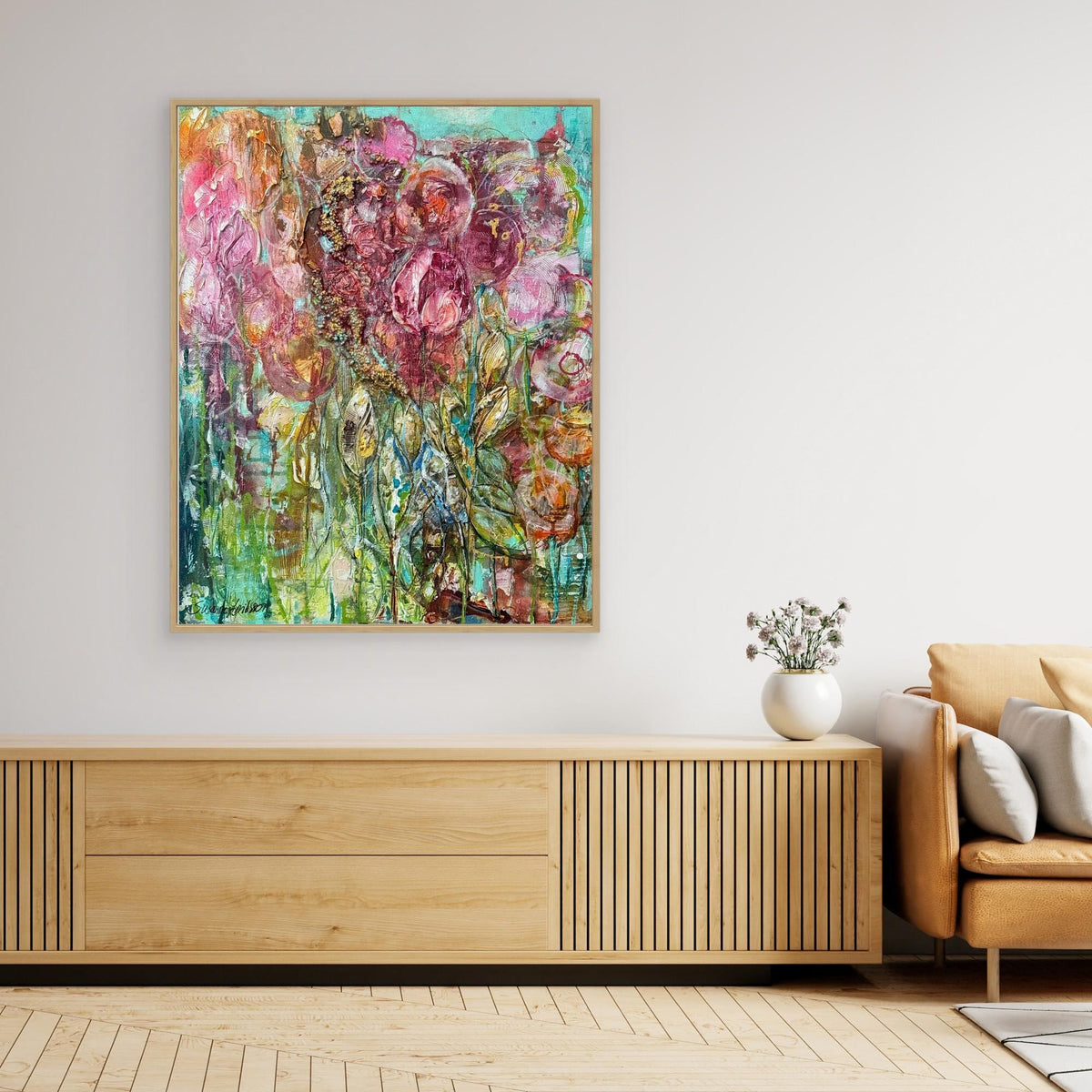 Dream garden - konsttryck på canvas 
