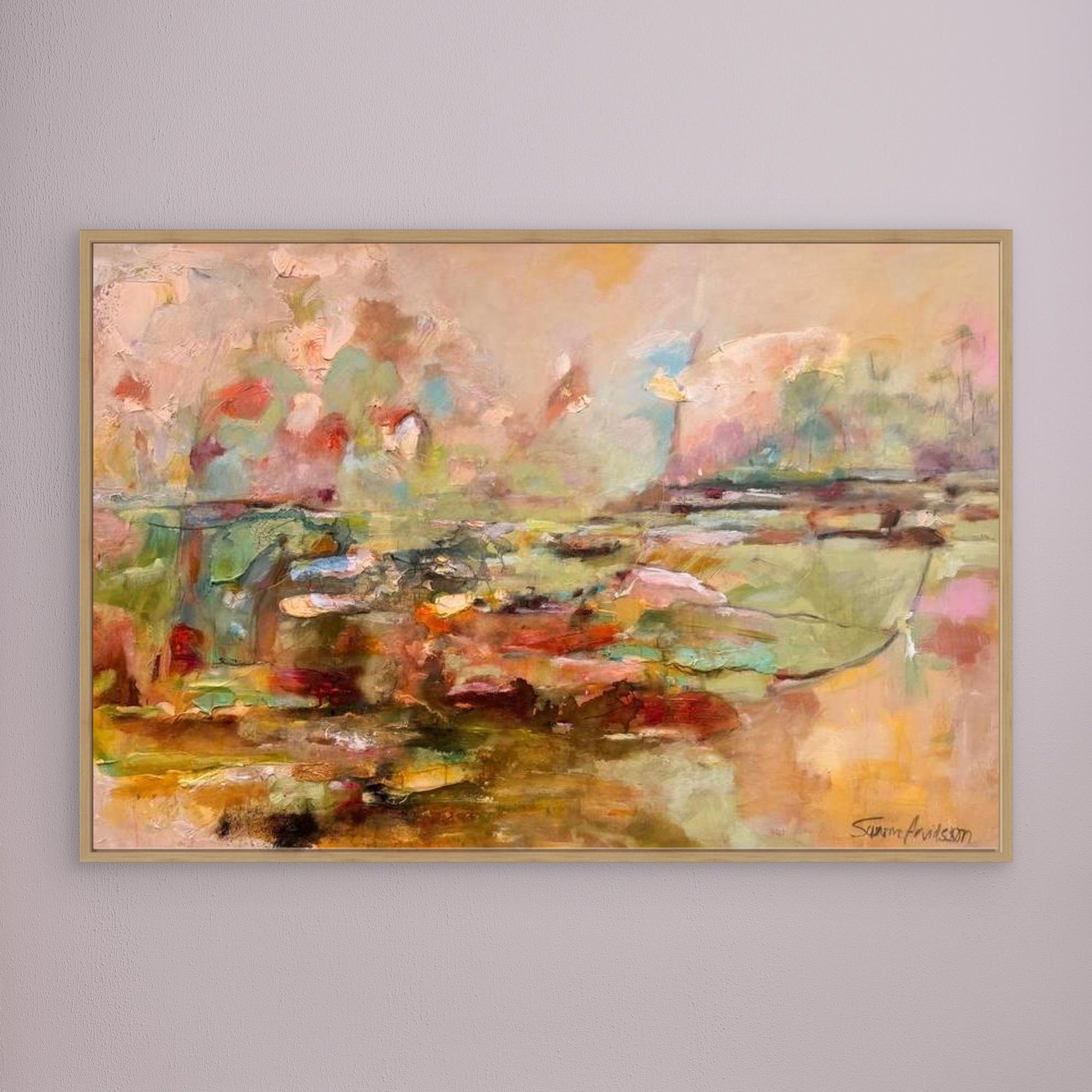 Timeless- En abstrakt målning - Konsttryck 