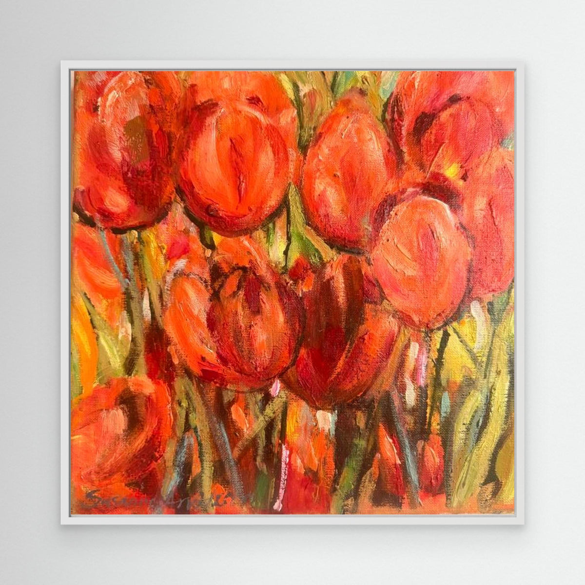 Red Tulips - Konsttryck och Posters 