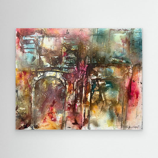 Abstrakt konst - tryck på canvas 