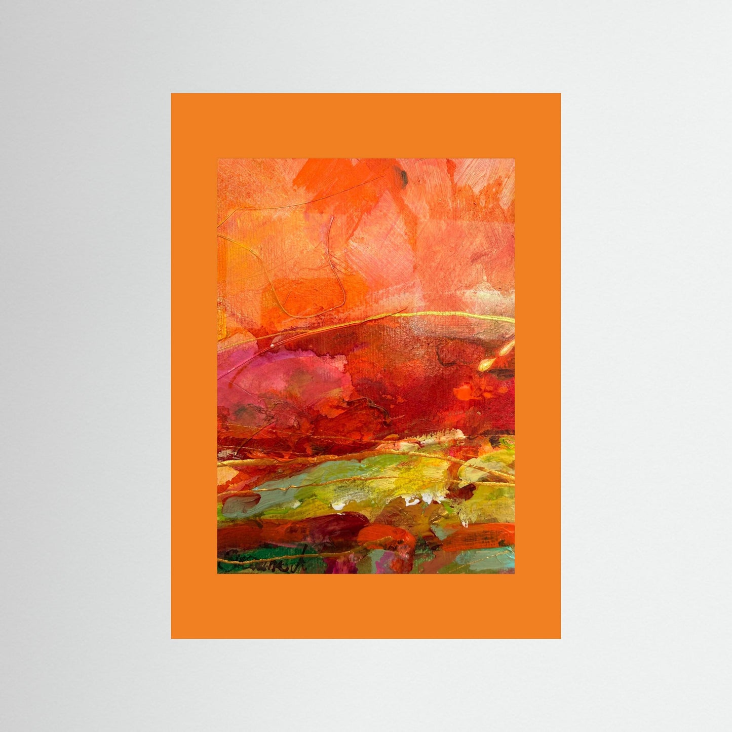 Fine Art Print - Abstrakt landskap 