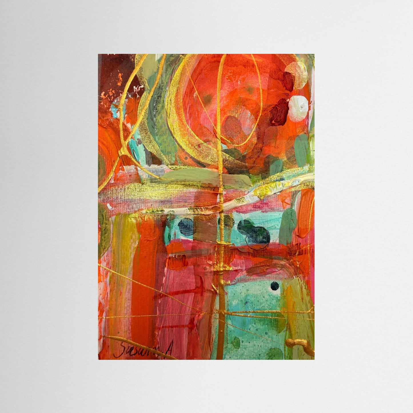 Fine Art Print- Abstrakt landskap - När ljuset leker