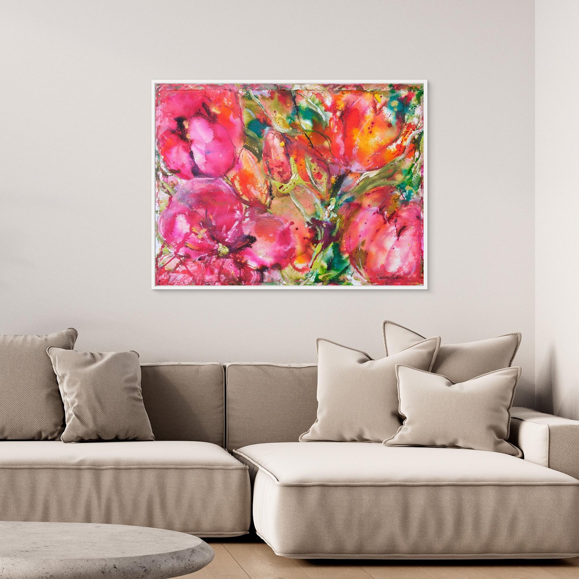 Flower - Tryck på Canvas i olika storlekar 