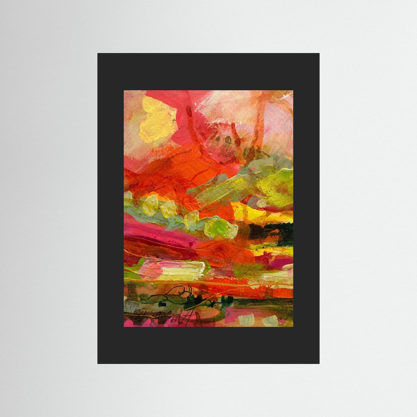 Fine Art Print - Abstrakt landskap - Efter solregnet