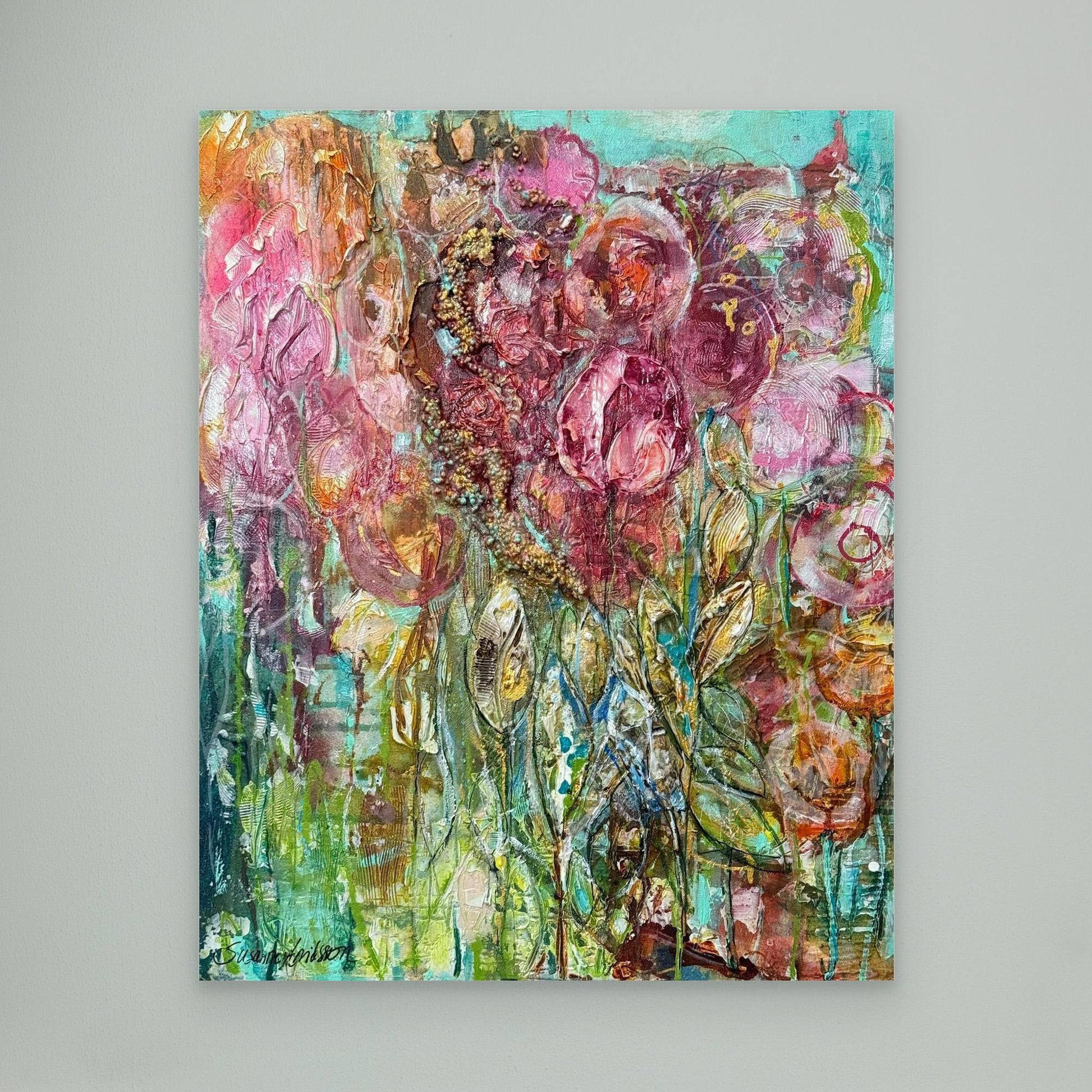 Dream garden - konsttryck på canvas 