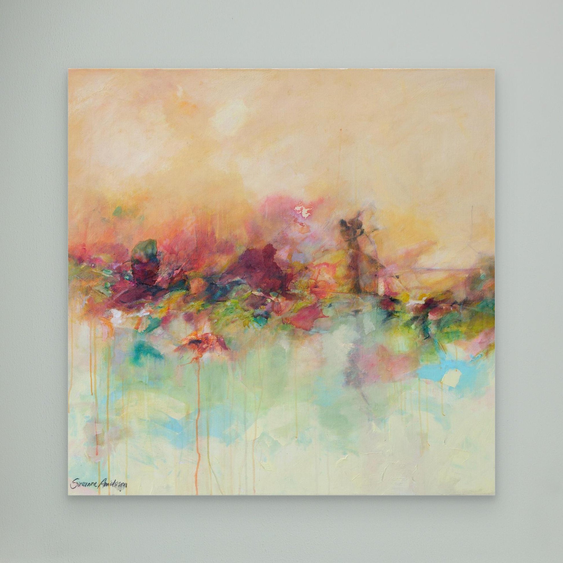 Konsttryck på canvas- Violinisten