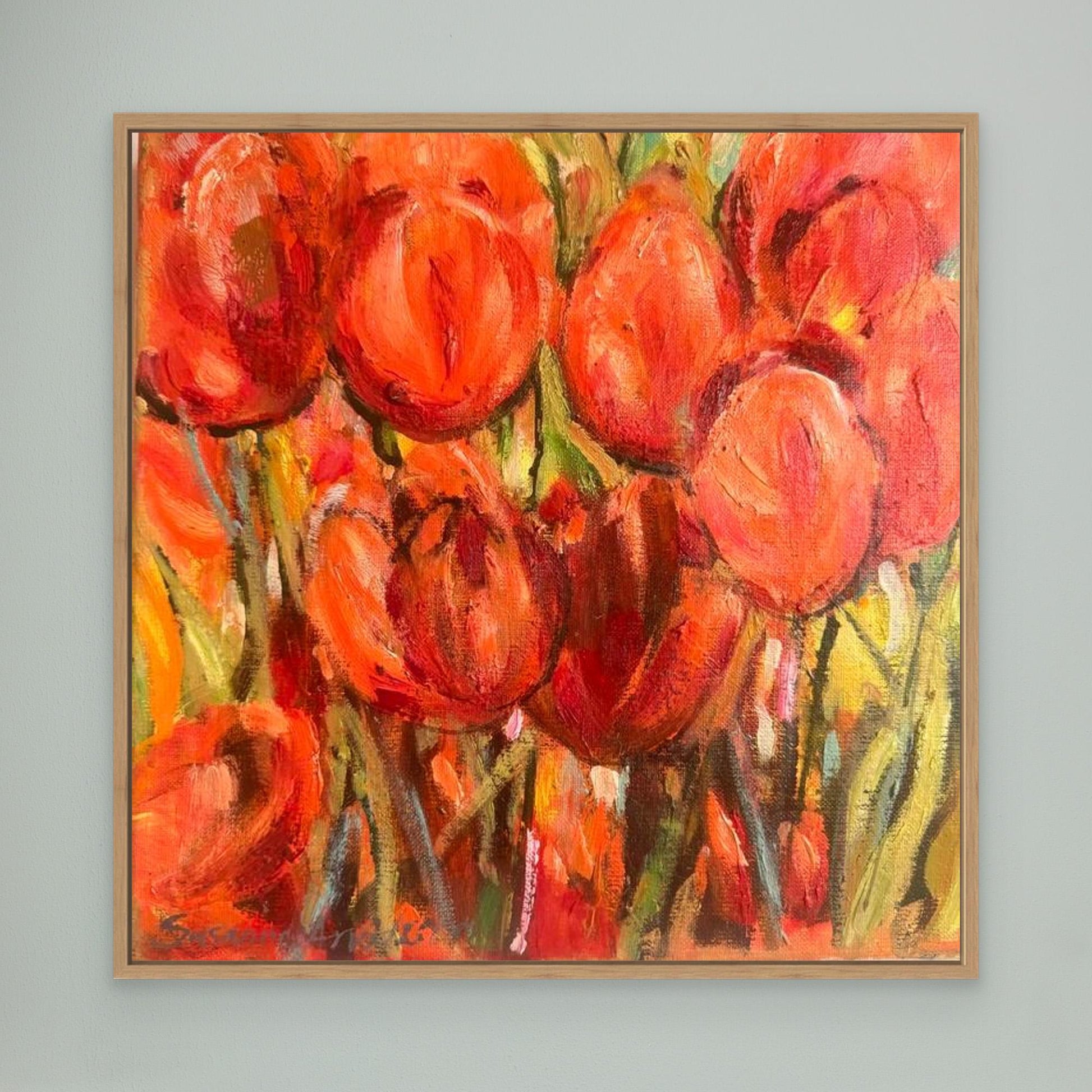 Red Tulips - Konsttryck och Posters 