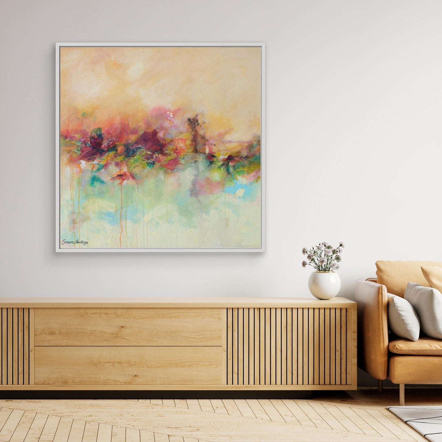 Konsttryck på canvas- Violinisten