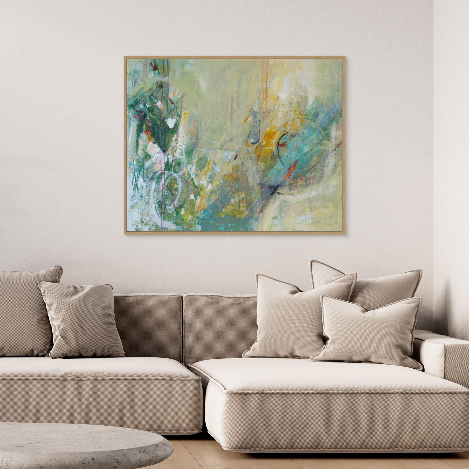 Lonely in a big world - Tryck på Canvas
