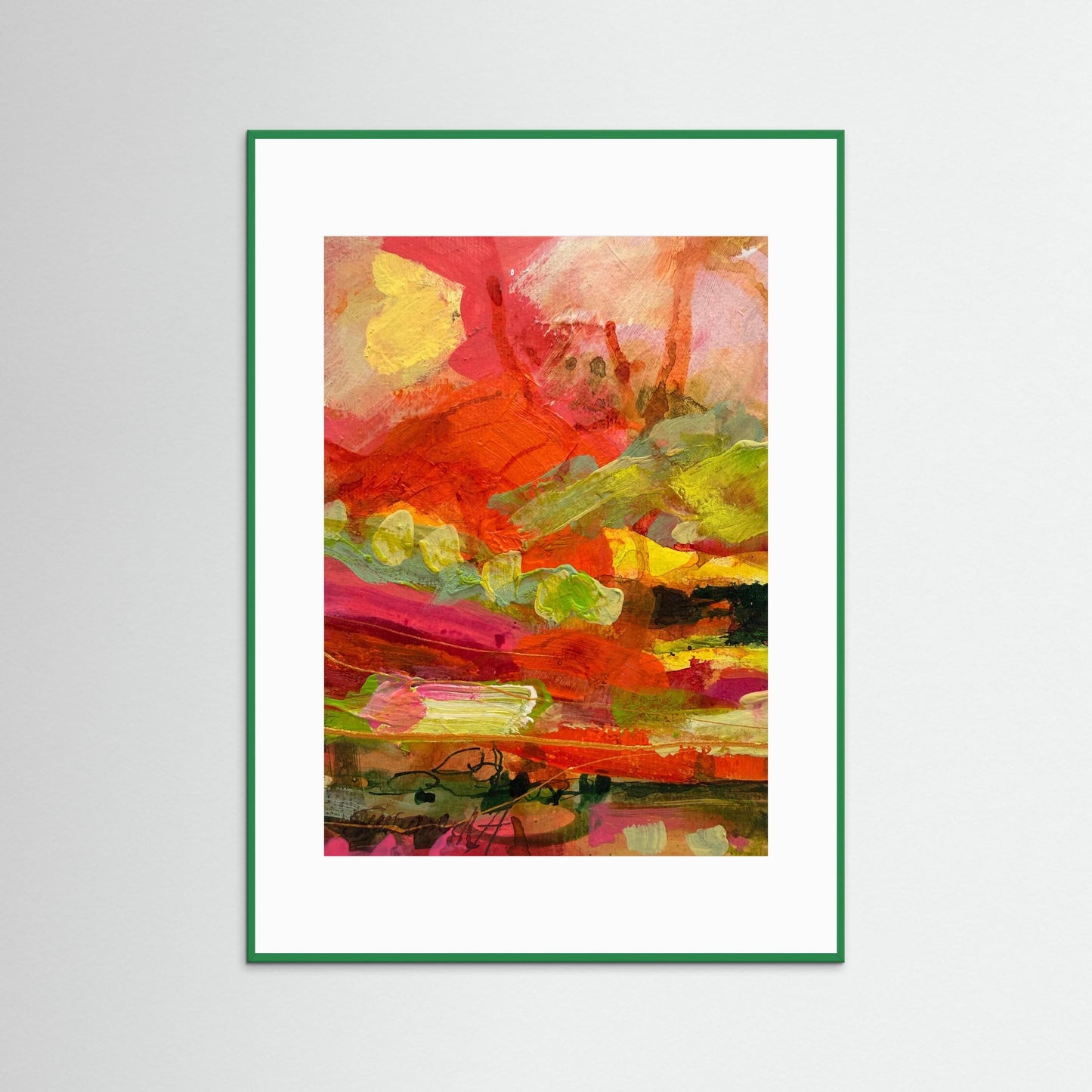 Fine Art Print - Abstrakt landskap - Efter solregnet