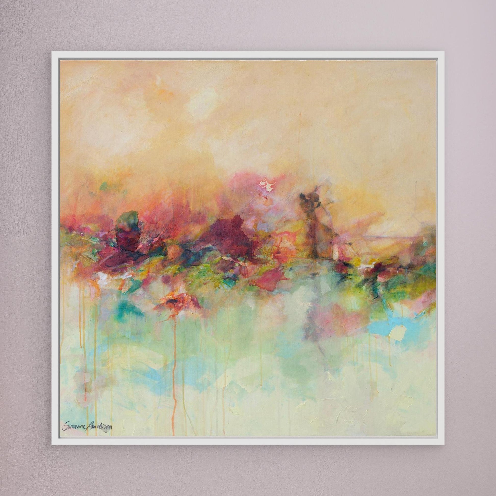 Konsttryck på canvas- Violinisten