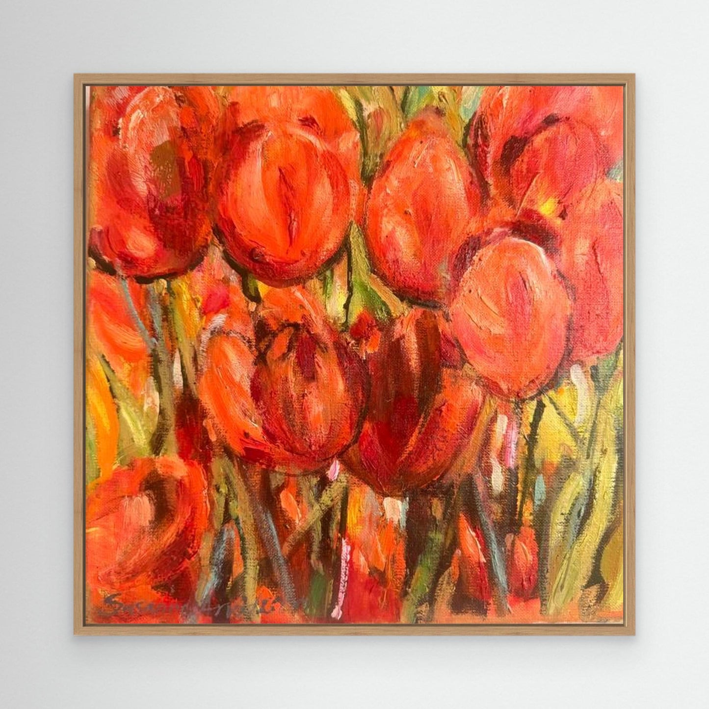 Red Tulips - Konsttryck och Posters 