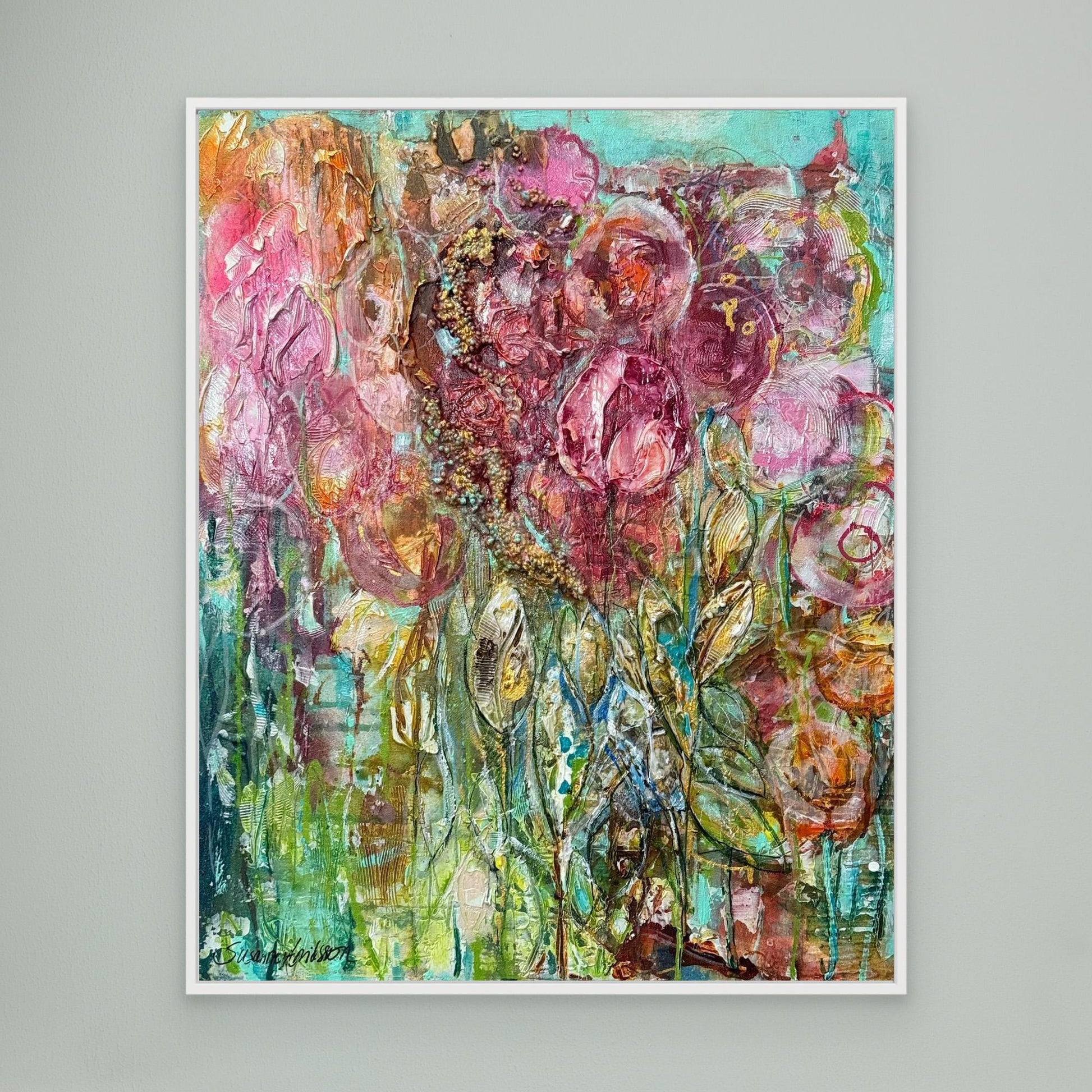 Dream garden - konsttryck på canvas 